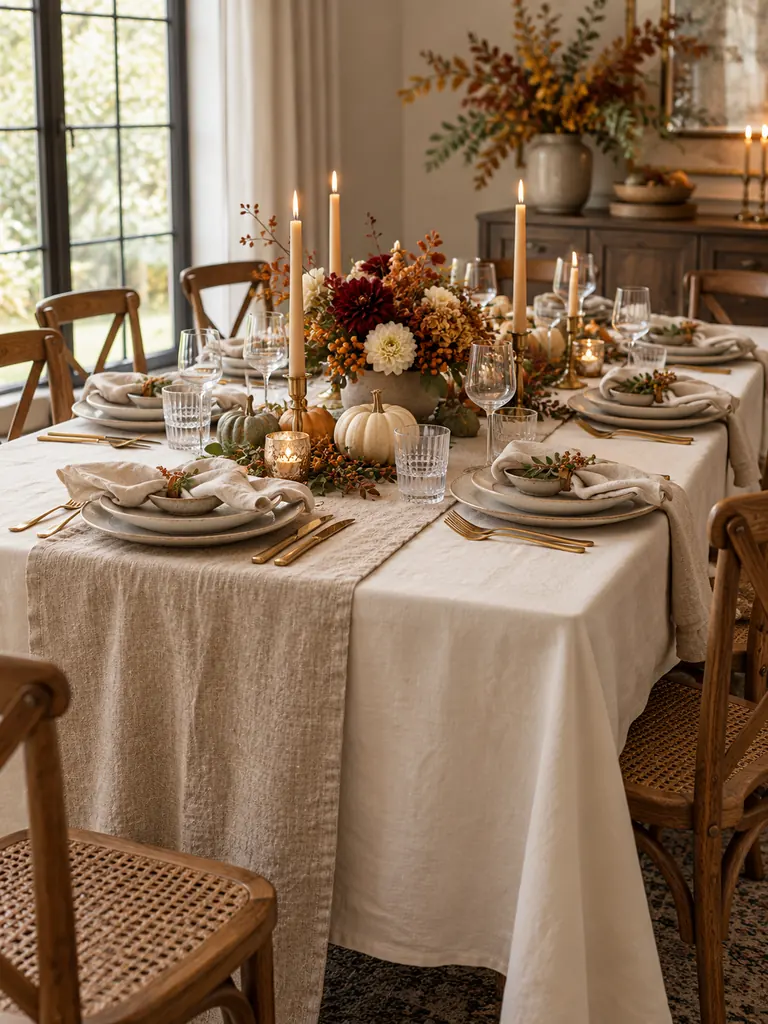 Linen Tablecloth Layers