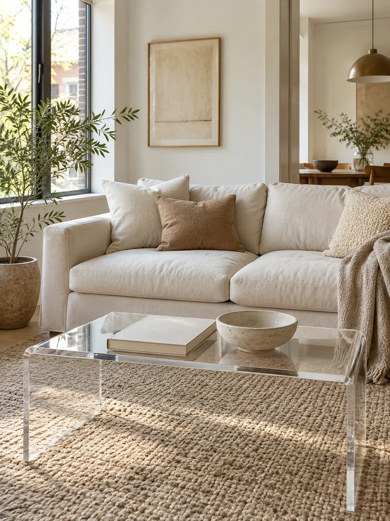 Lucite Table Moment