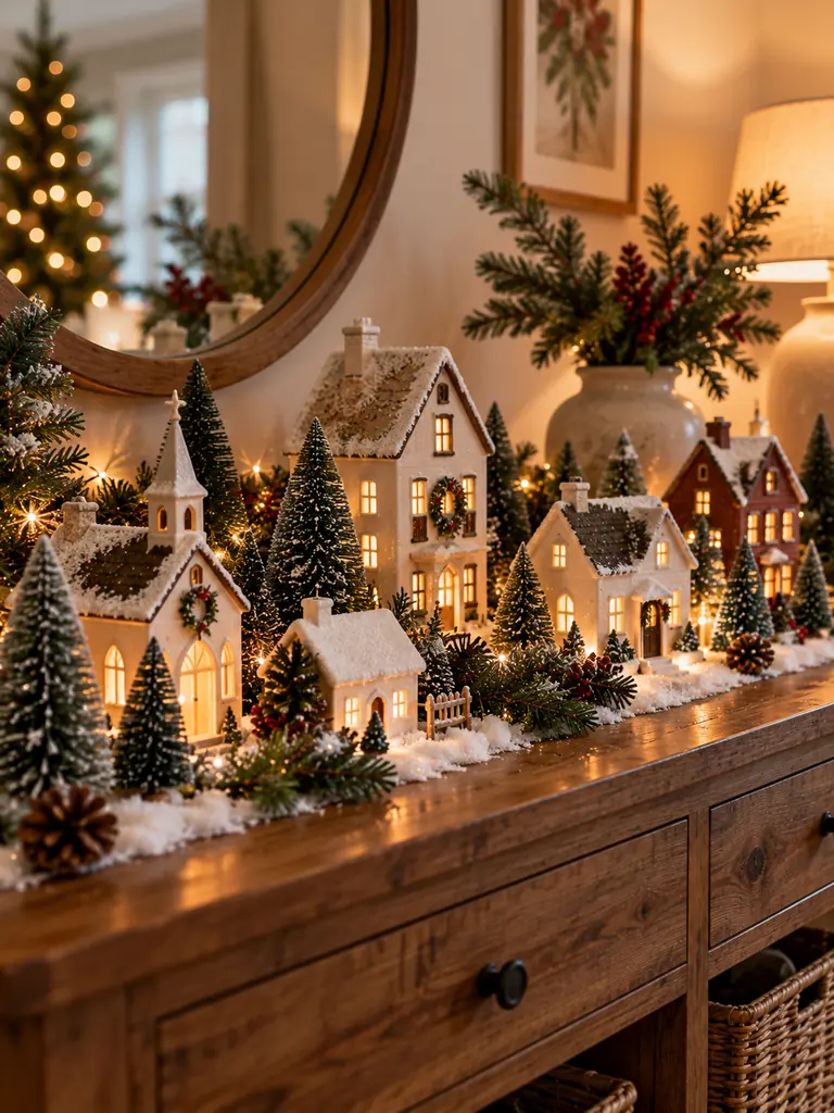 Mini Christmas Village Displays