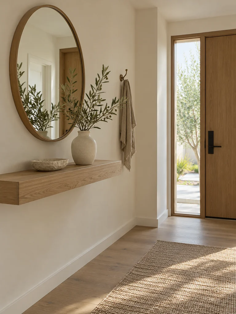 Minimalist Entryway Styling