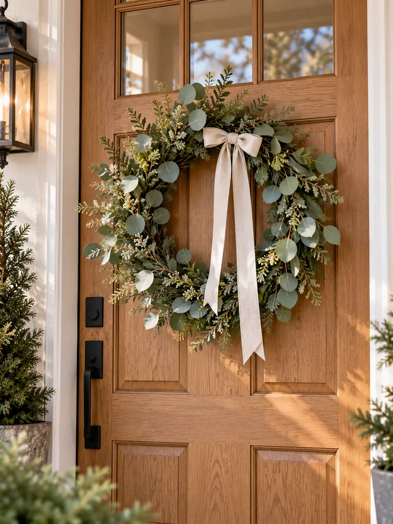 Minimalist Eucalyptus Wreath