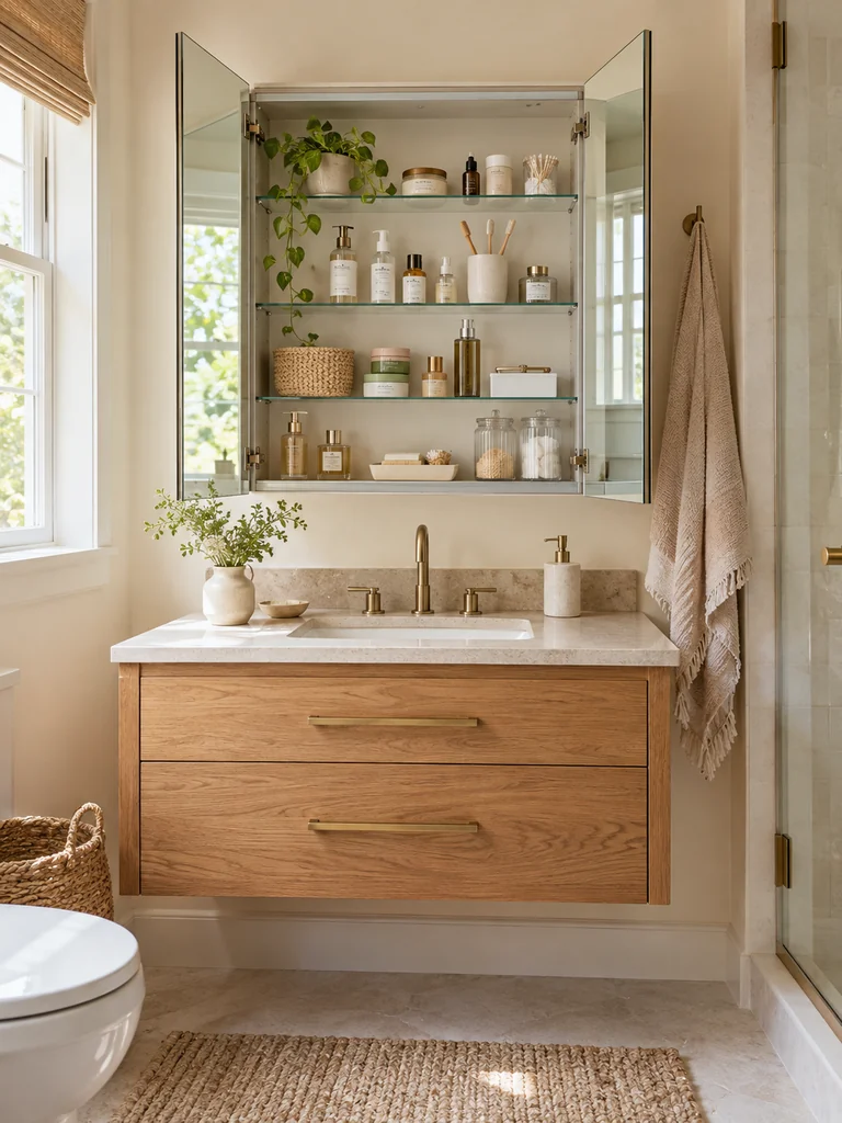 Mirror Storage Cabinet