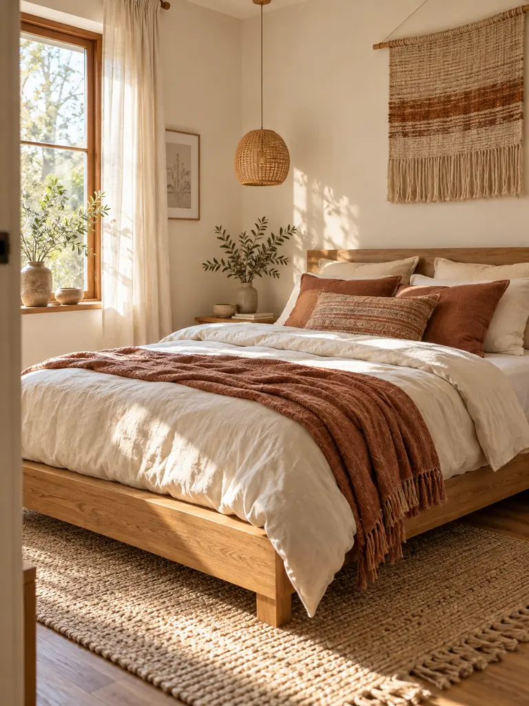 Modern Boho Bedroom Styling