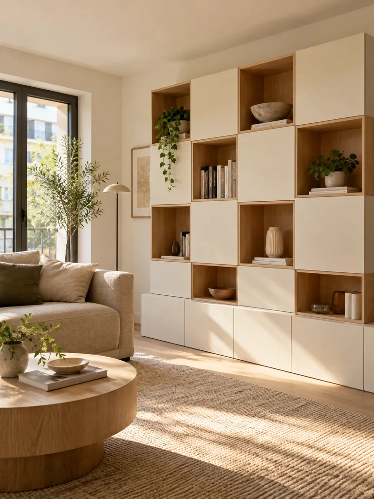 Modular Cube Storage Wall