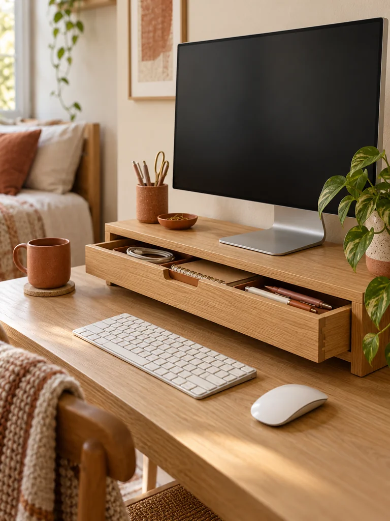 Monitor Riser Drawer