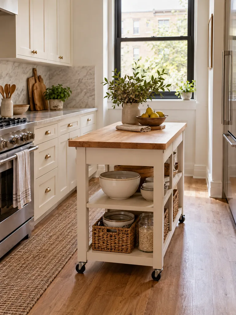 Narrow Kitchen Island