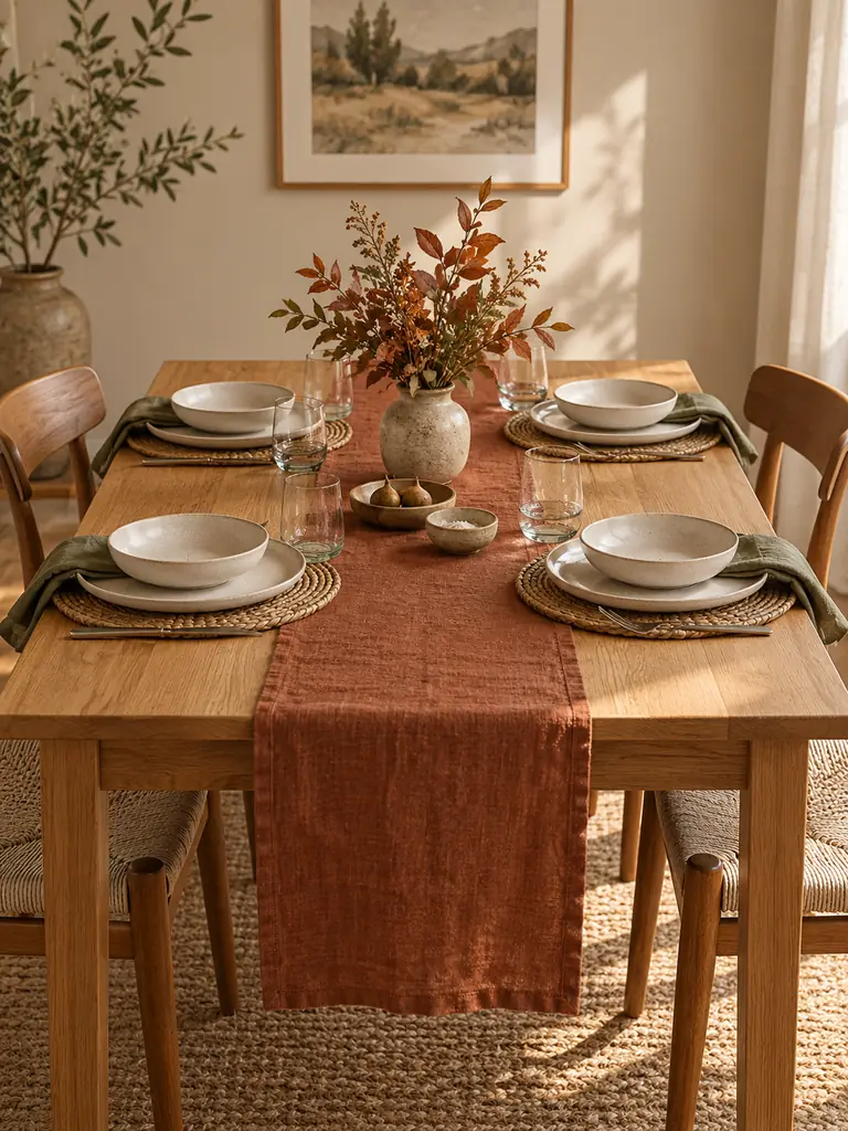 Narrow Linen Runner