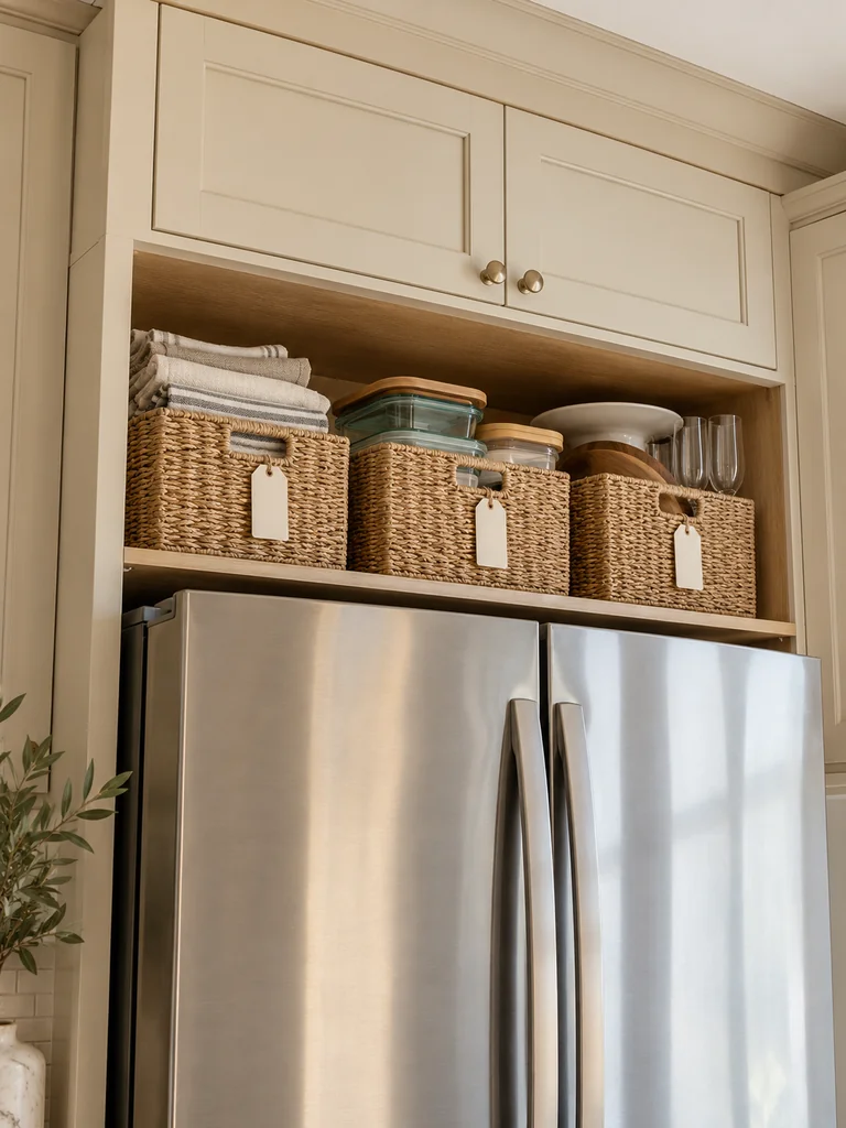 Over-Fridge Storage Bins