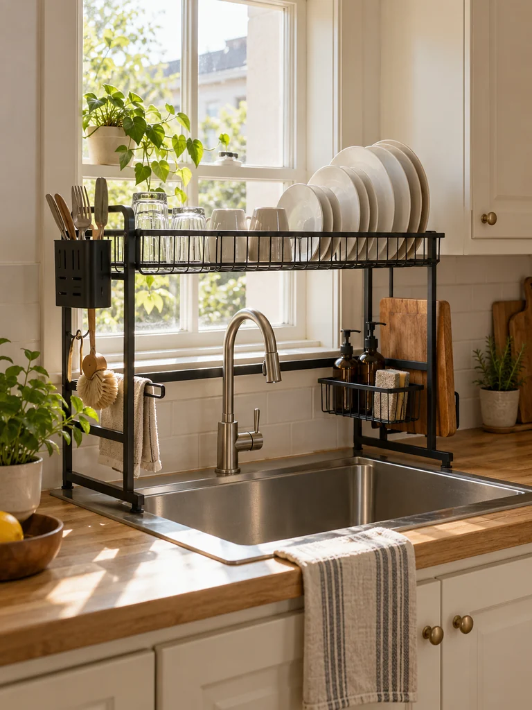 Over-Sink Drying Rack