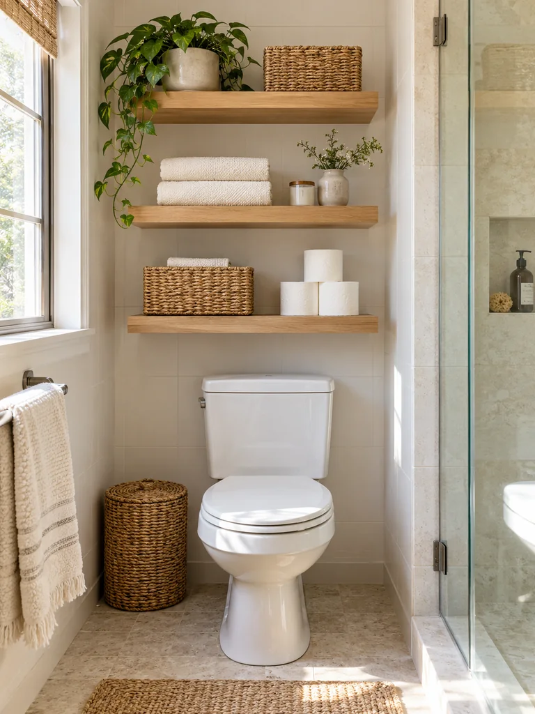 Over Toilet Shelves