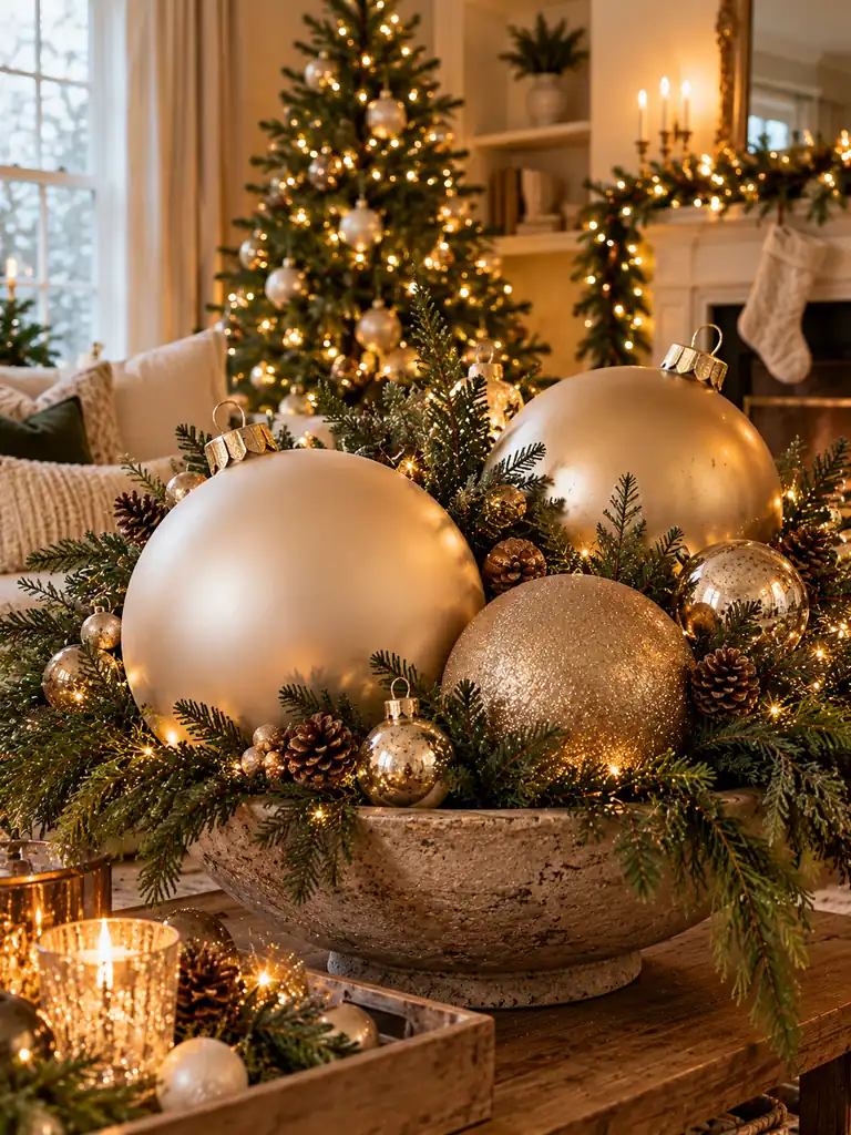 Oversized Christmas Ornaments