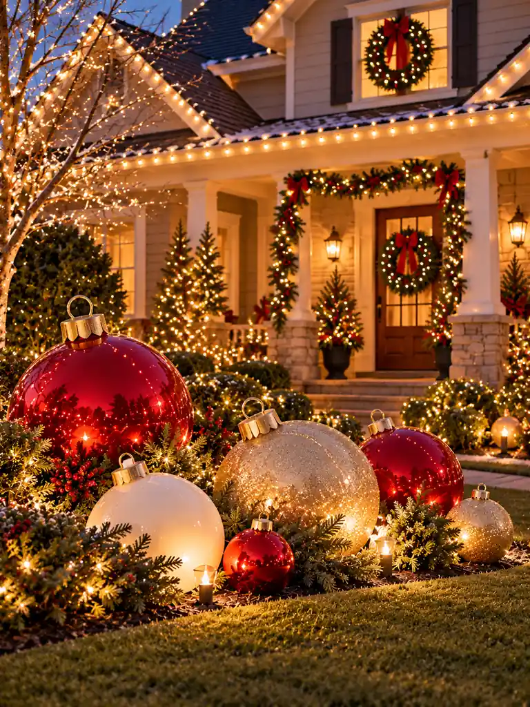 Oversized Outdoor Ornaments