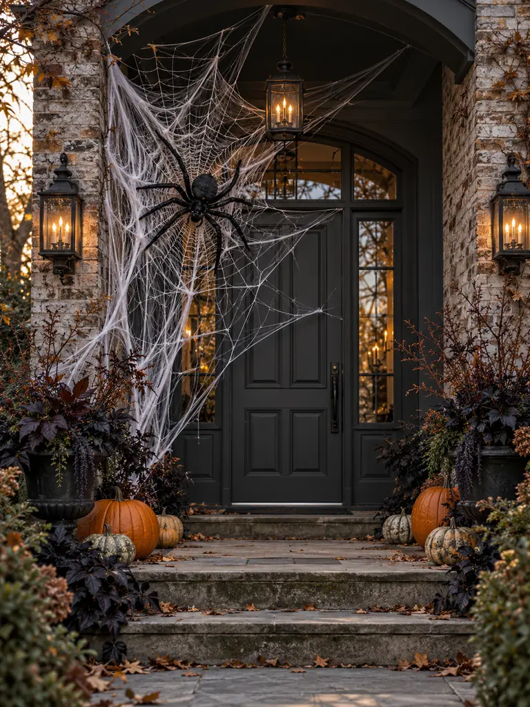 Oversized Spider Web