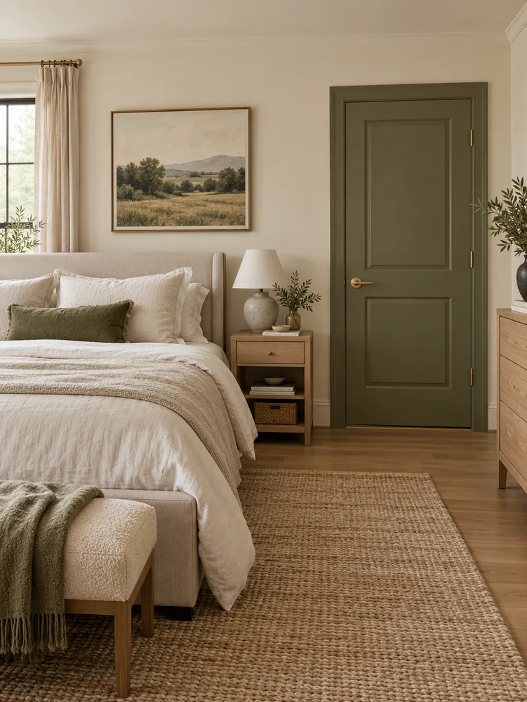 Painted Door Accent
