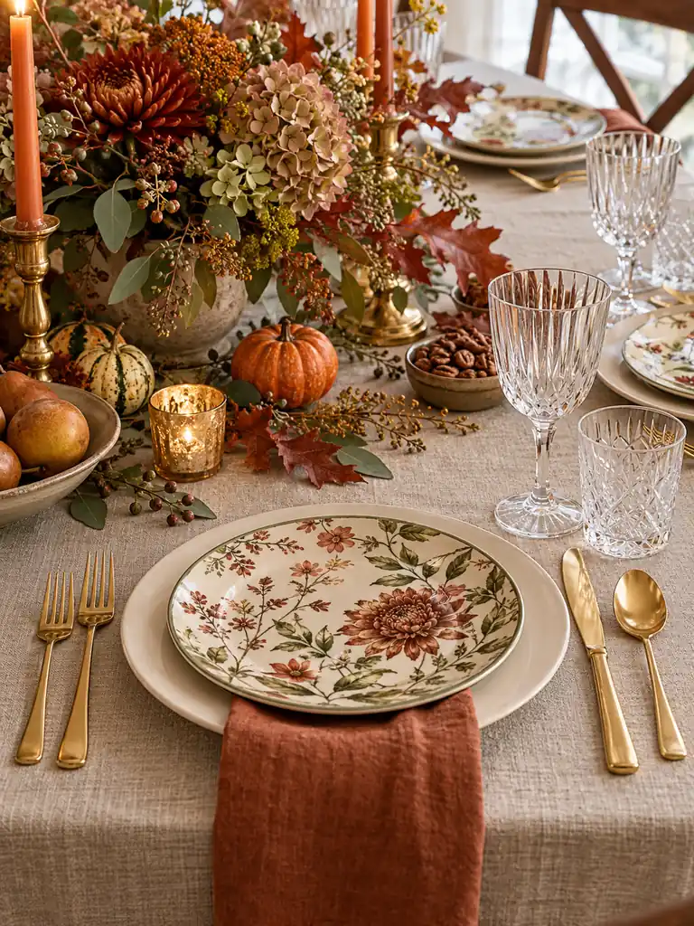 Patterned Salad Plates
