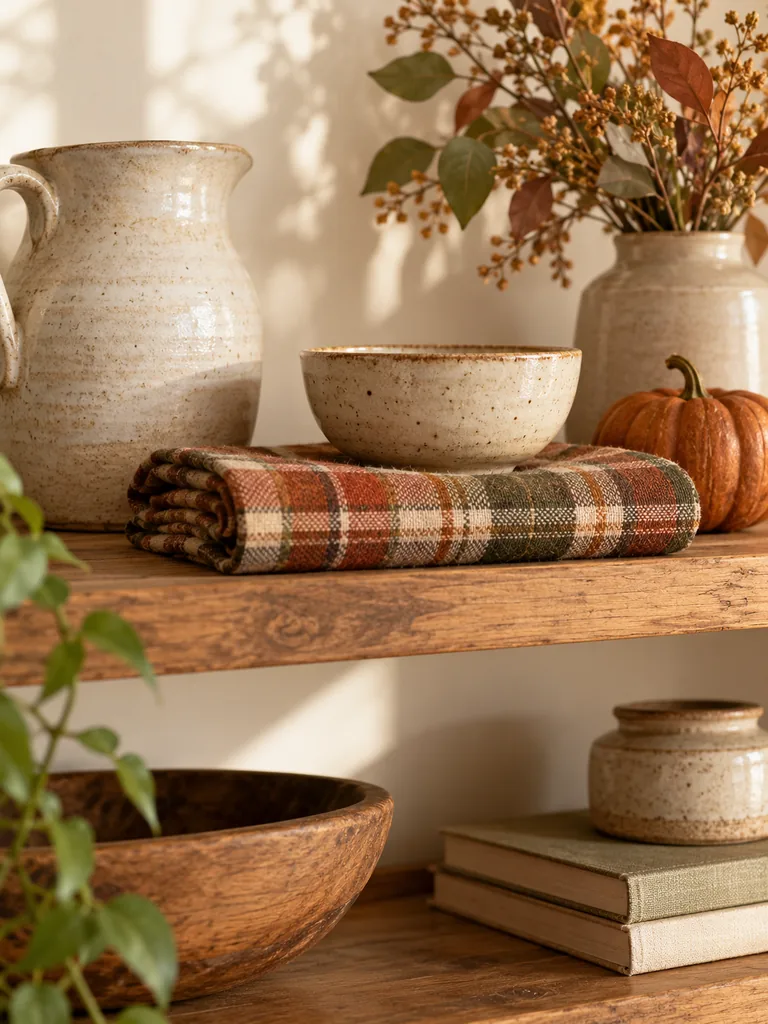 Plaid Fabric Accent