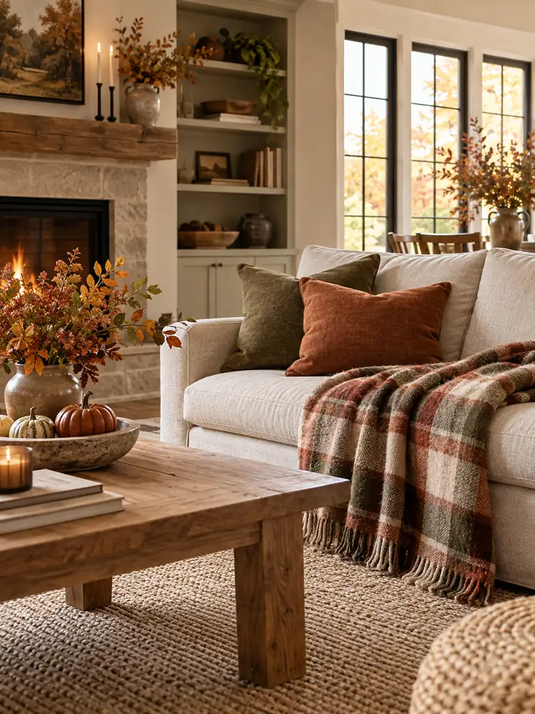 Plaid Throw Blanket