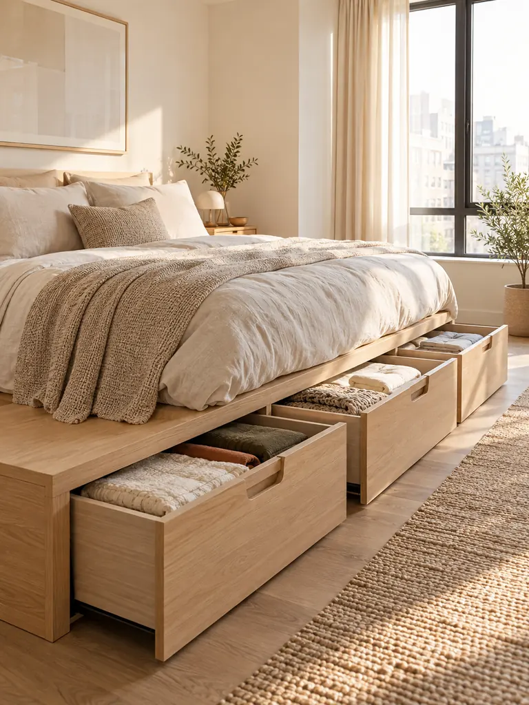 Platform Bed Drawers