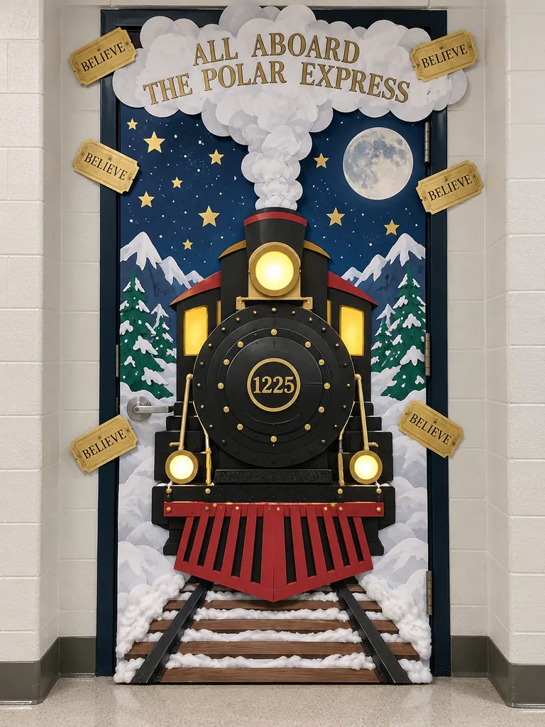 Polar Express Train Door