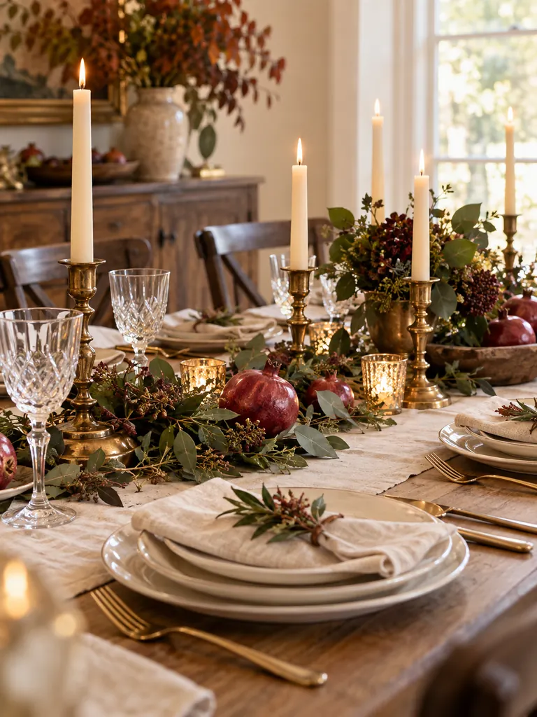 Pomegranate Table Accents