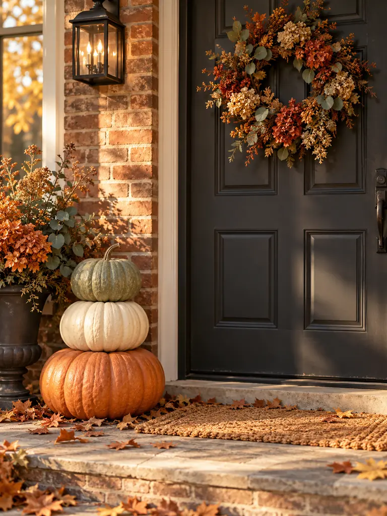 Pumpkin Door Stack