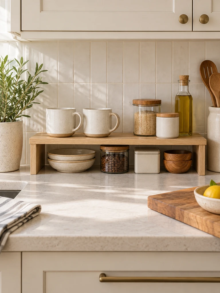 Raised Counter Shelf
