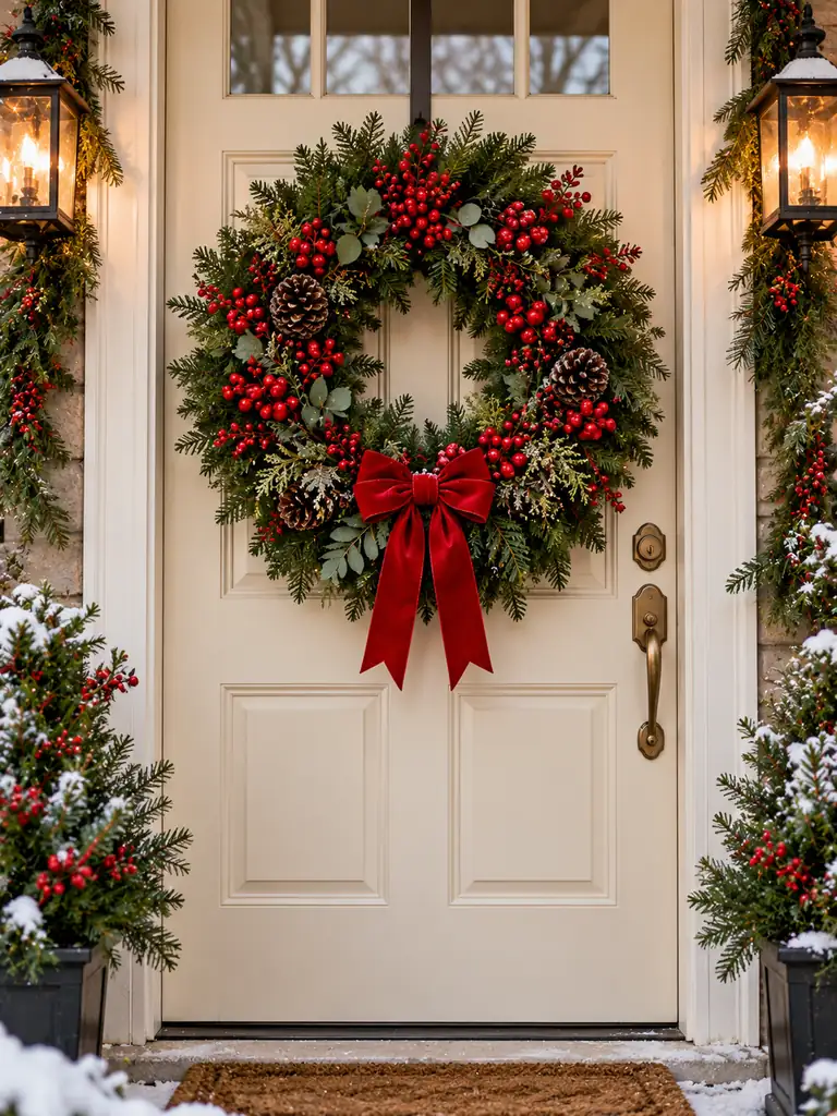 Red Berry Christmas Wreath