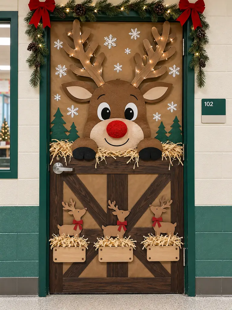 Reindeer Stable Door