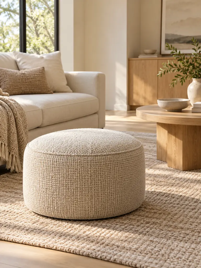 Relaxed Floor Pouf