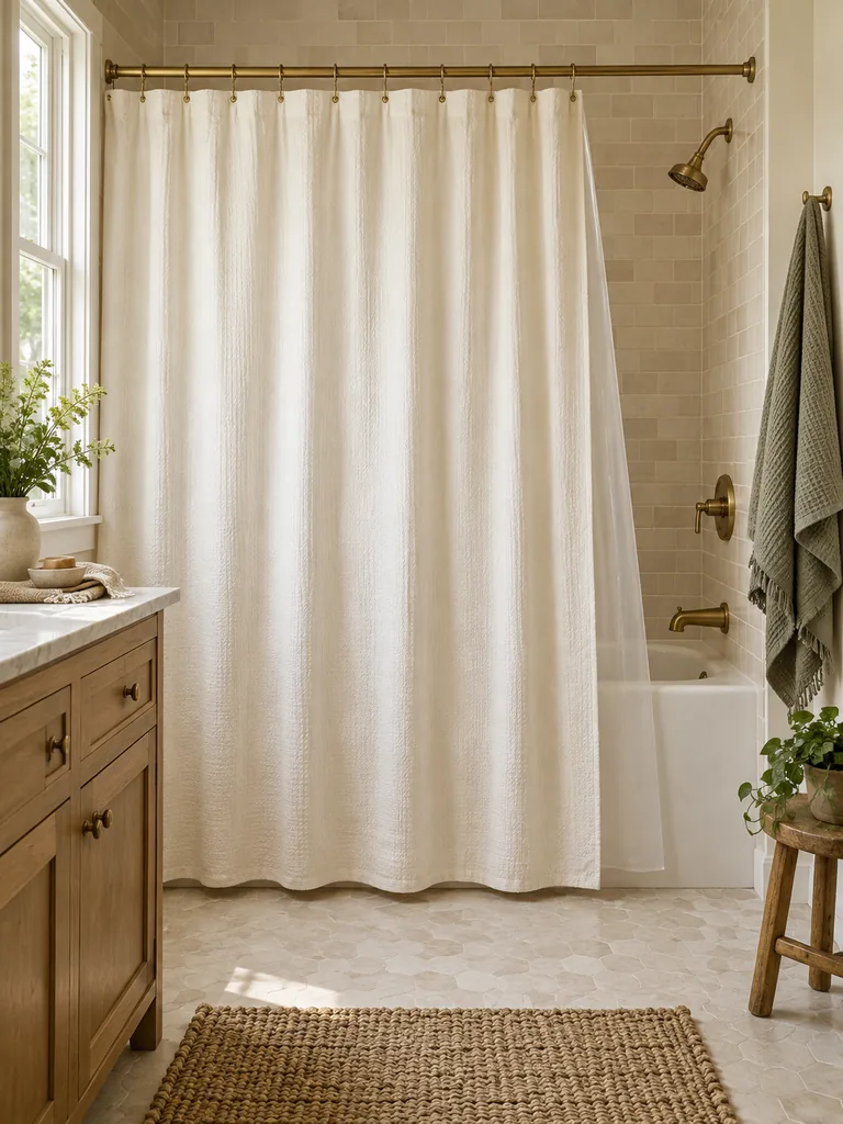 Shower Curtain Upgrade