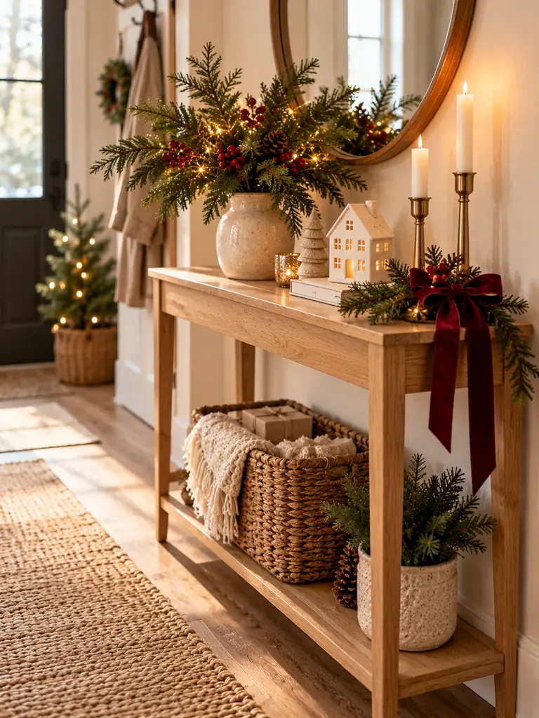 Slim Christmas Console Styling