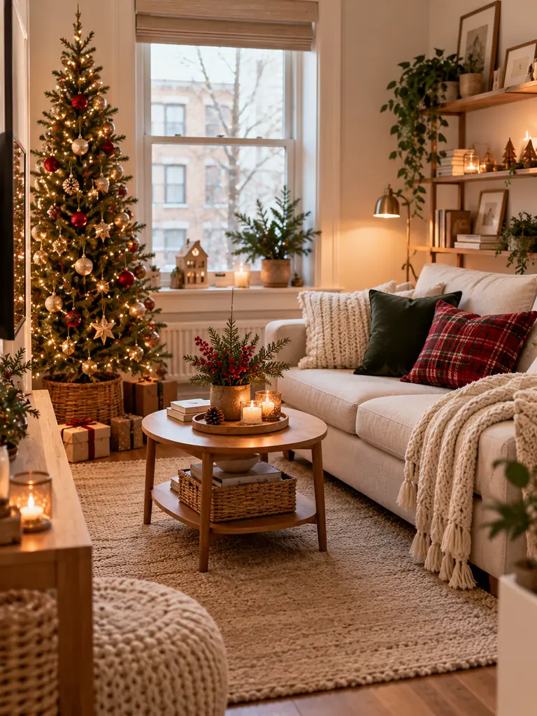 Small Space Christmas Styling