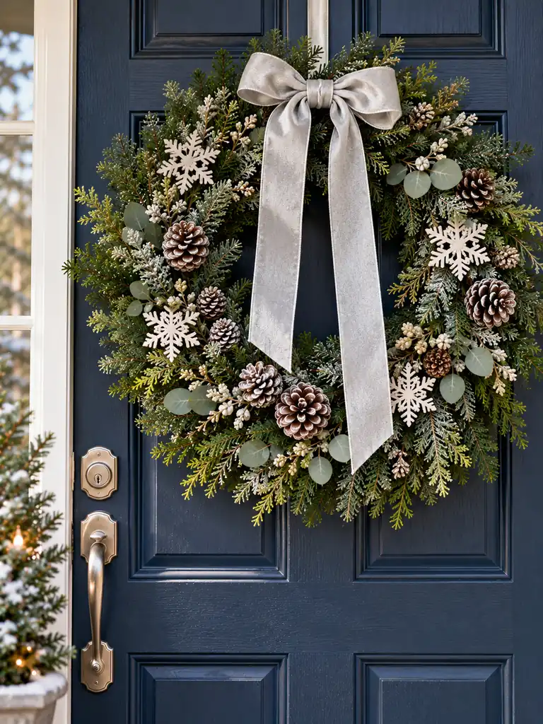 Snowflake Accent Wreath