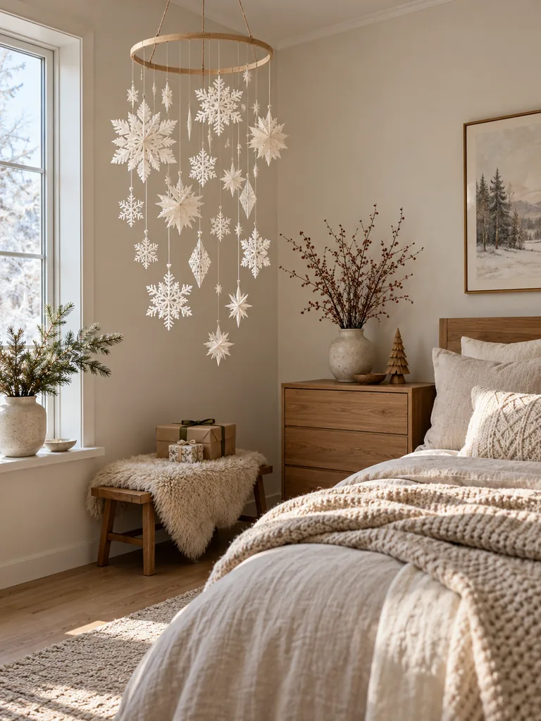 Snowflake Ceiling Mobile