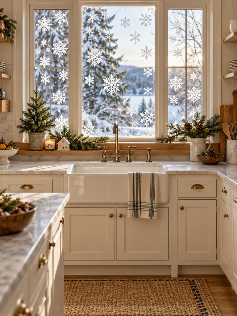 Snowflake Window Clings