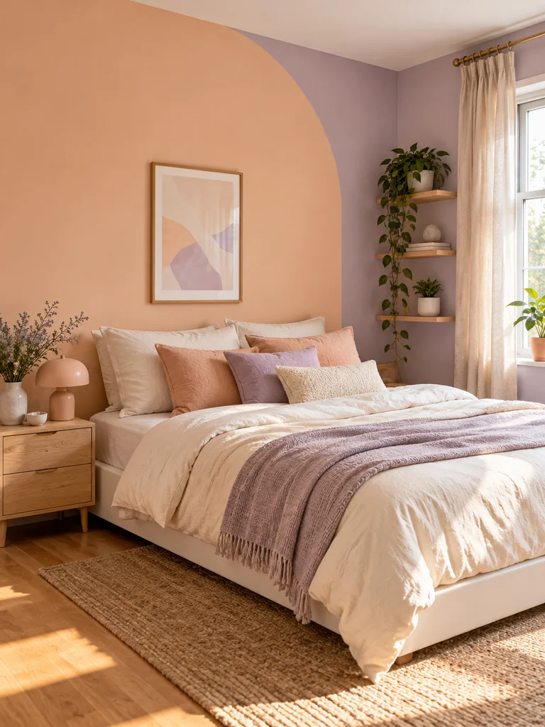 Soft Pastel Color Blocking