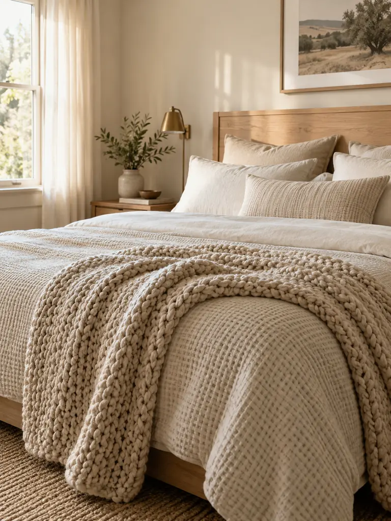 Soft Textured Throw Blankets