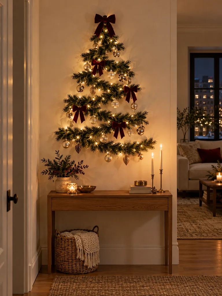 Space Saving Wall Christmas Tree
