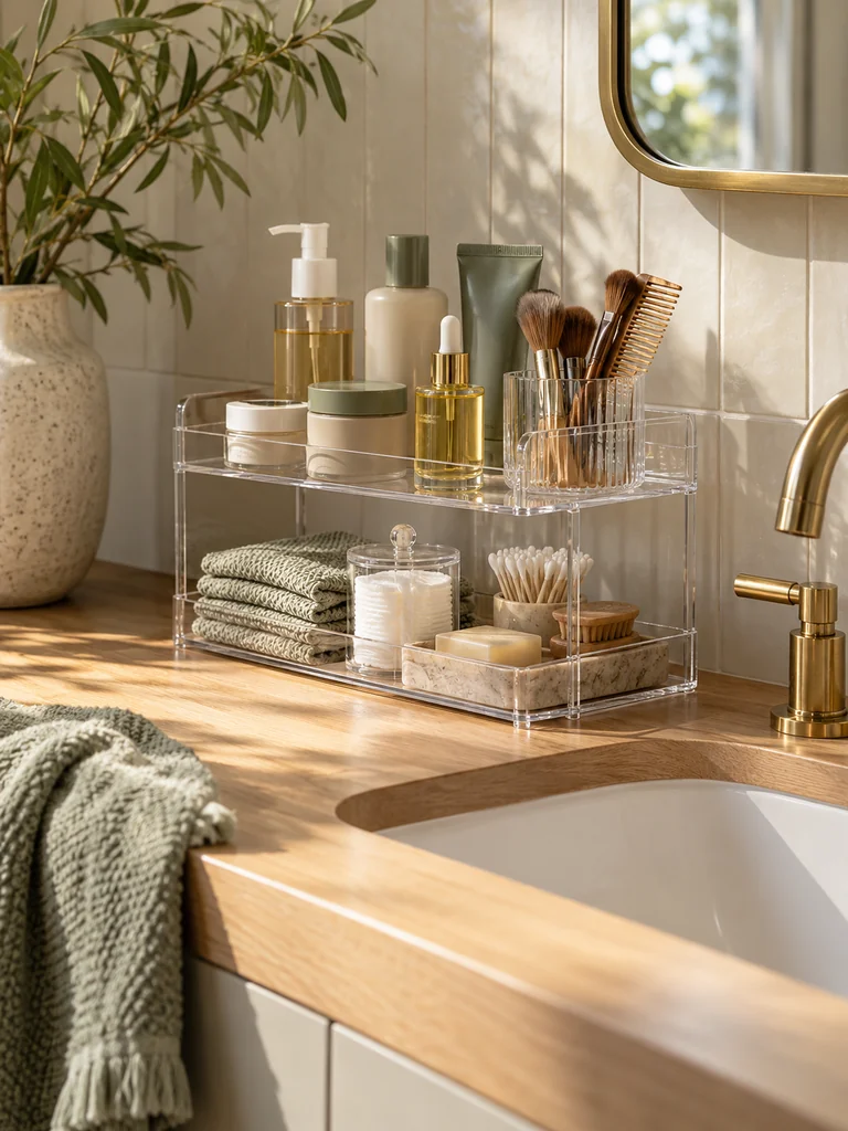 Stacked Countertop Organizers