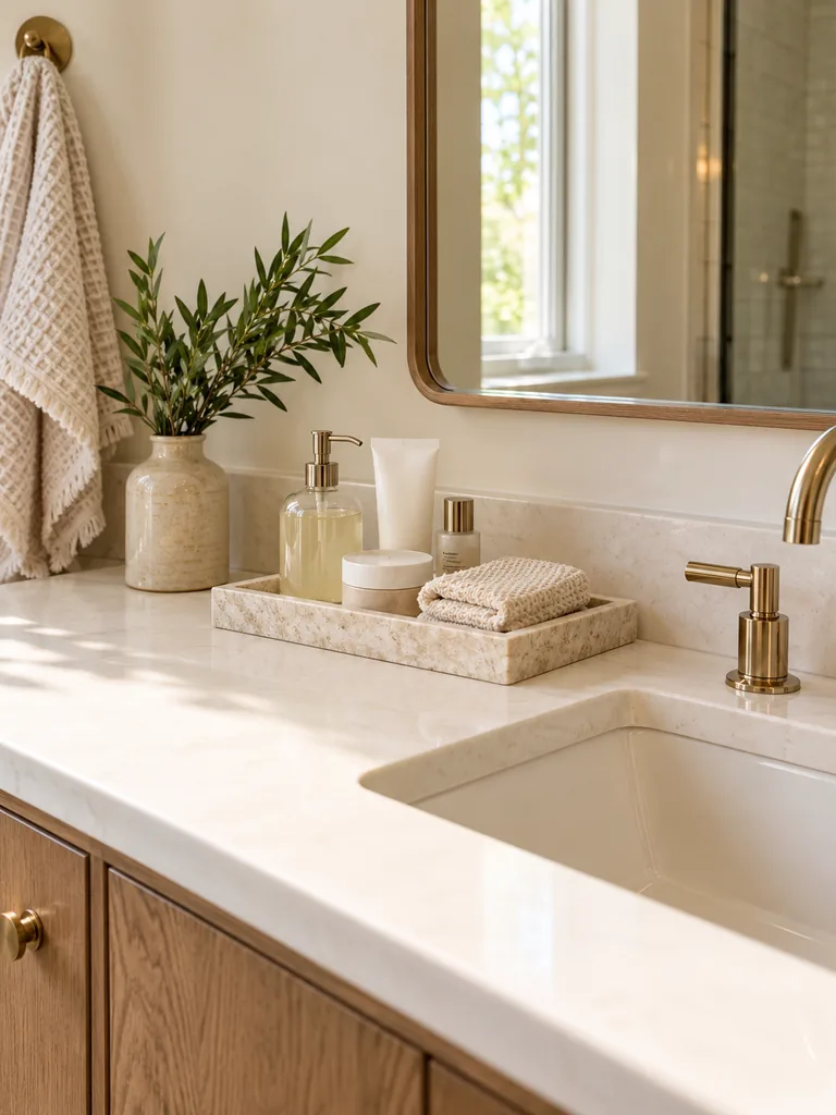 Stone-Look Counter Tray