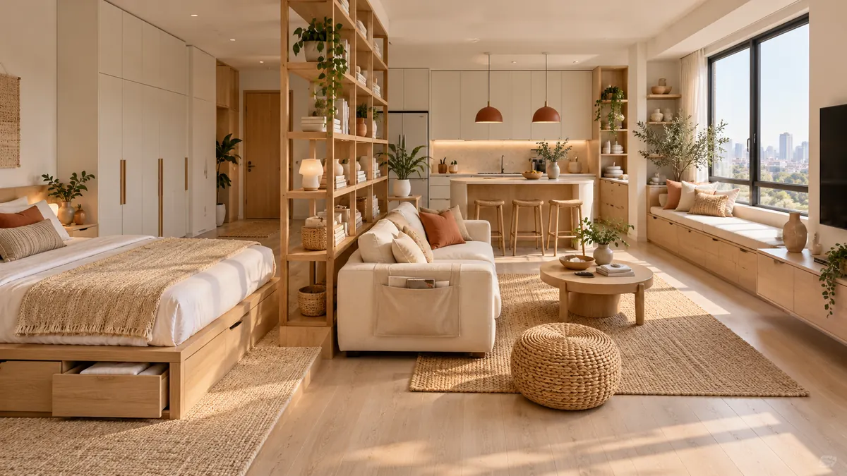 studio apartment storage ideas