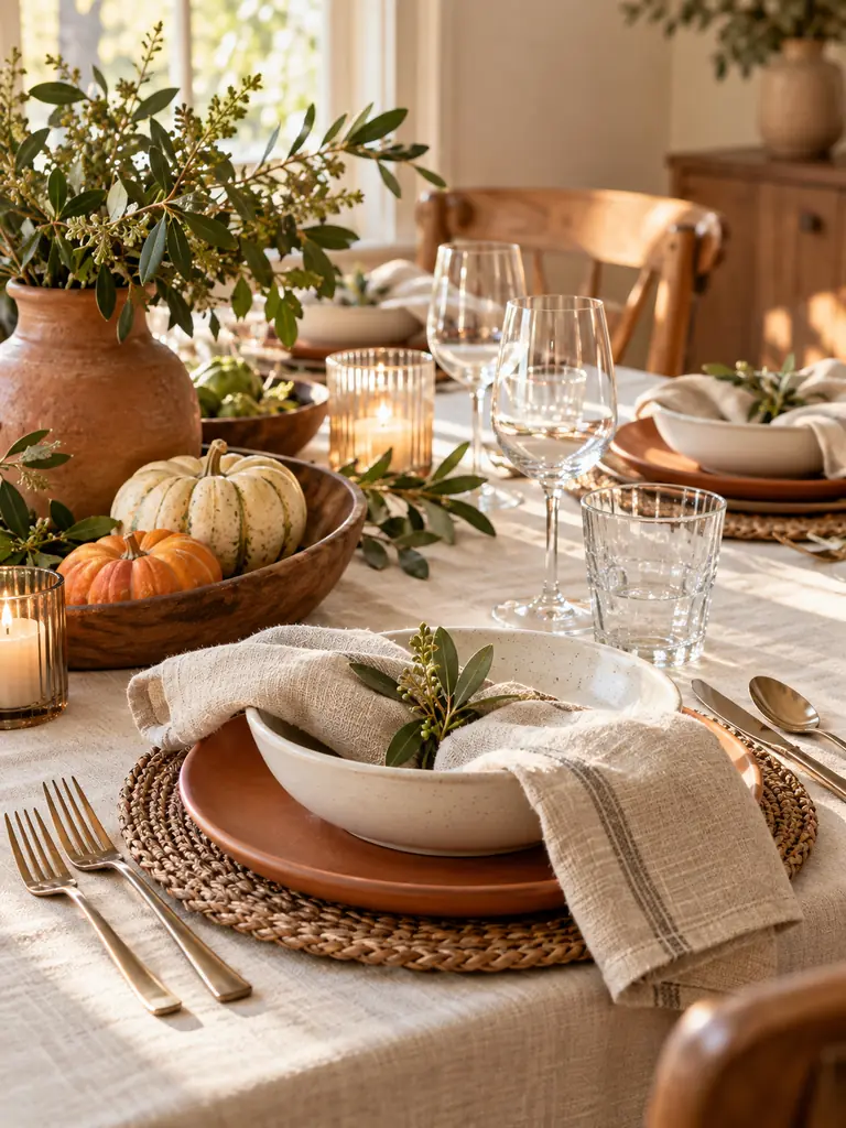 Terracotta Place Settings