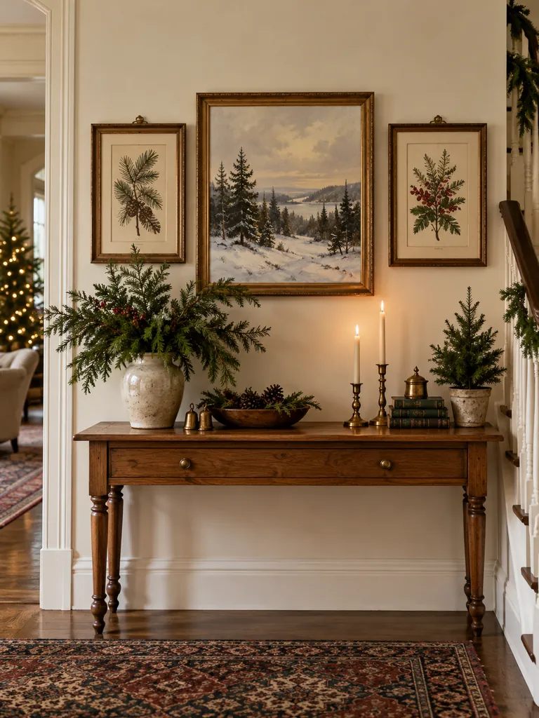 Thrifted Christmas Frame Art