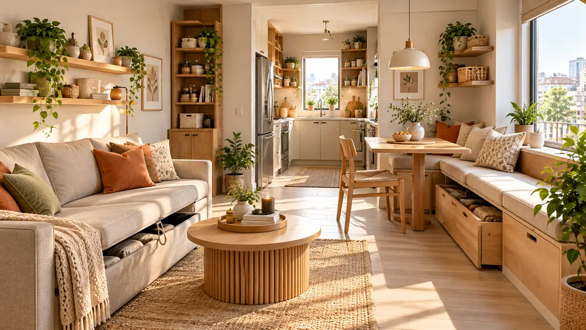tiny apartment storage ideas