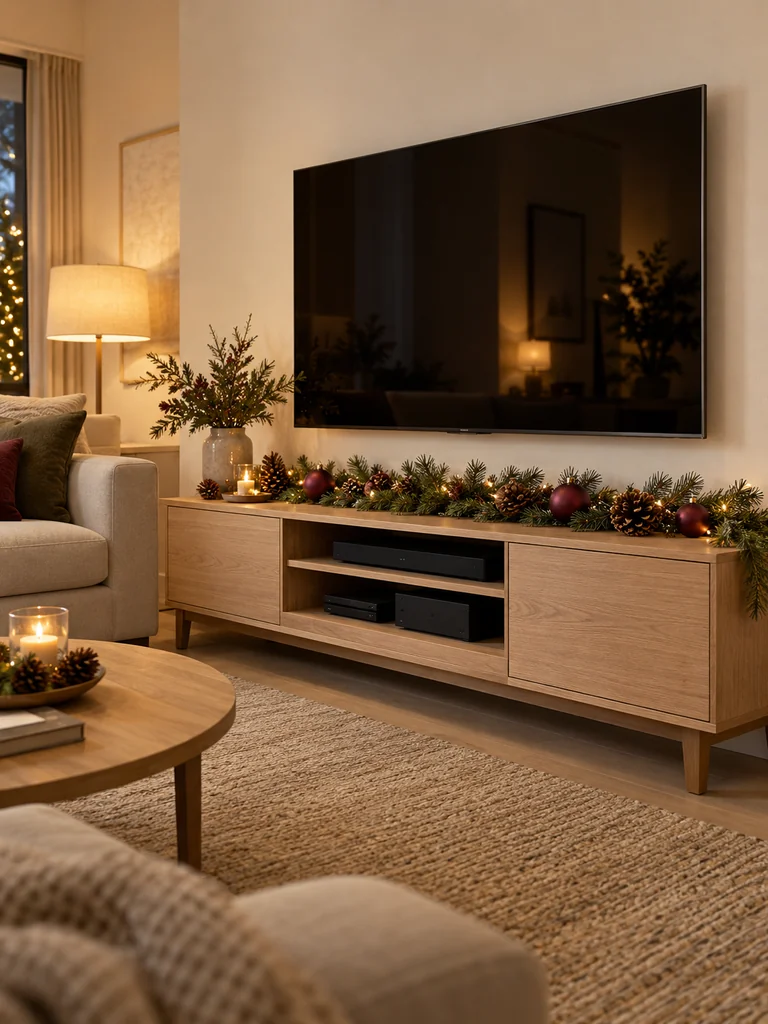 TV Console Greenery