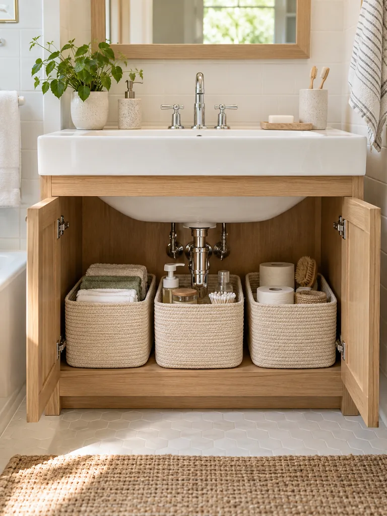 Under Vanity Baskets