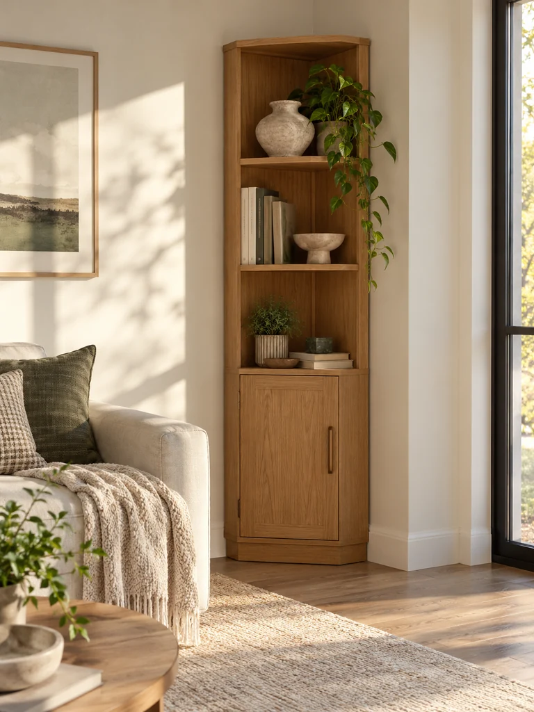 Vertical Corner Storage Tower