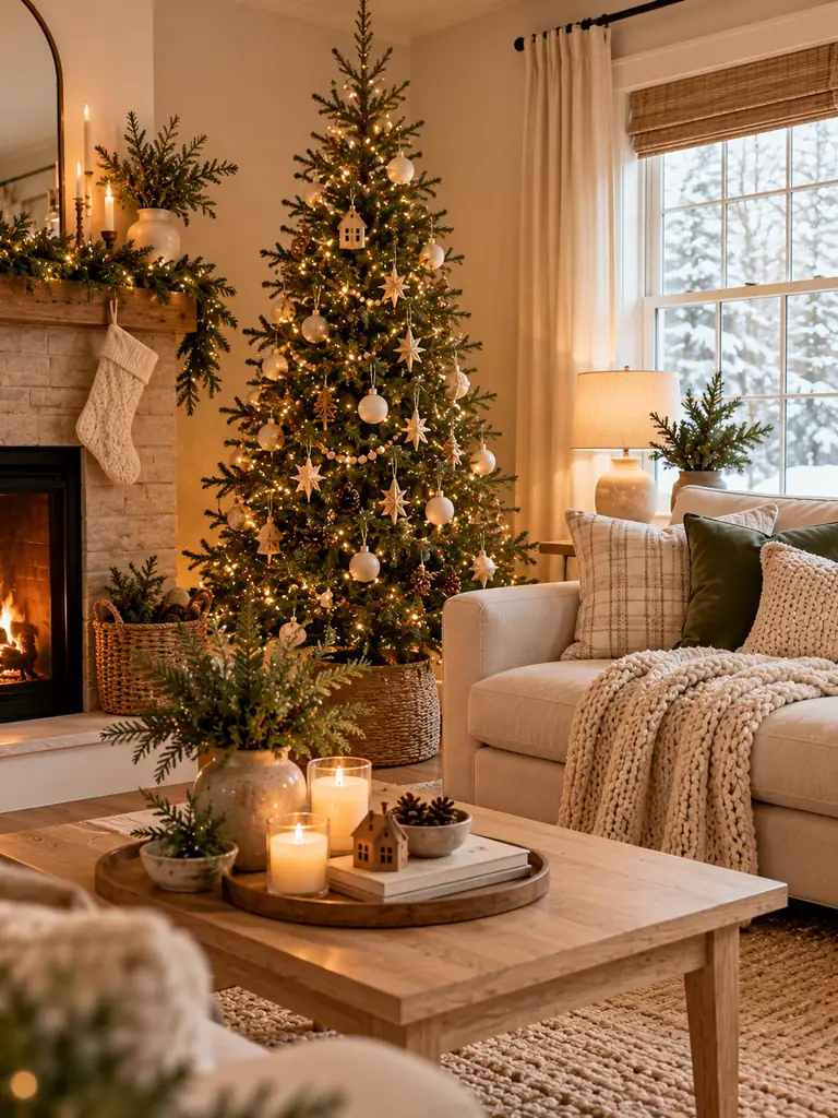 Warm Minimalist Christmas Decor