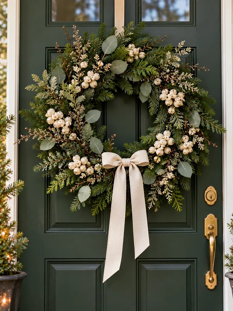 White Berry Wreath