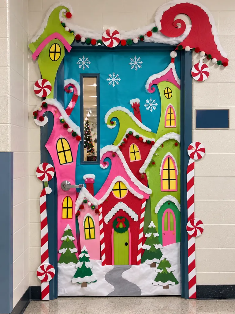 Whoville Christmas Door